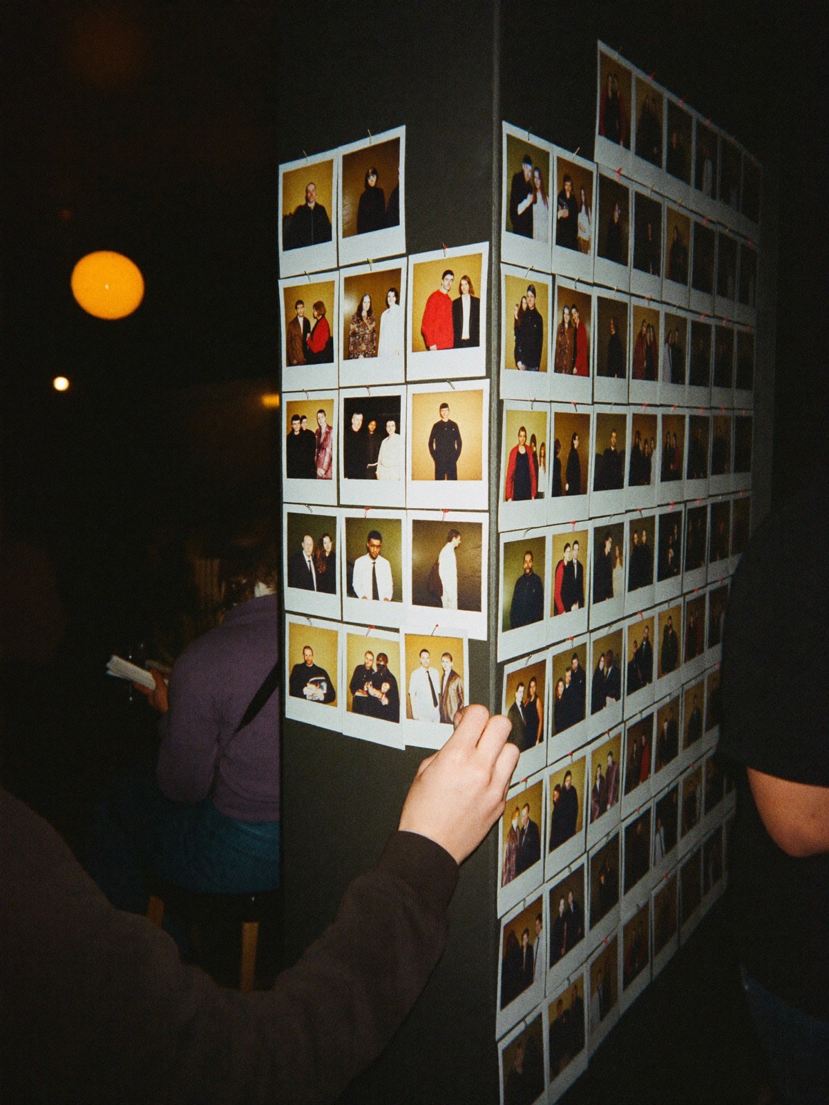 De polaroidmuur